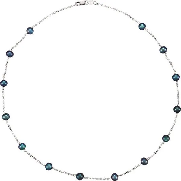 Pearl Station Necklace