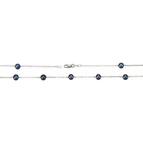 Pearl Station Necklace
