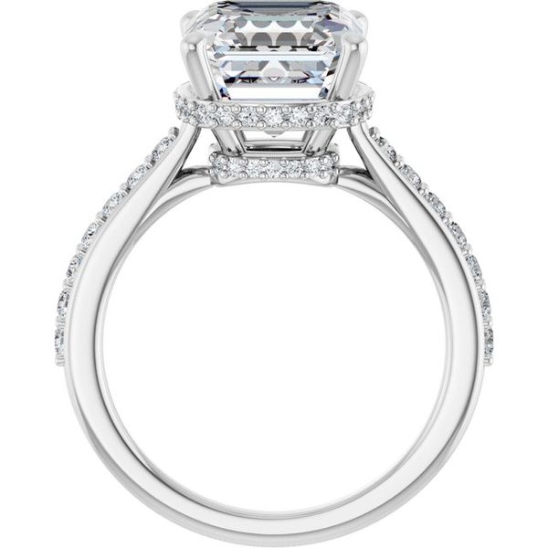 Hidden Halo-Style Engagement Ring Image 2 Greenfield Jewelers Pittsburgh, PA