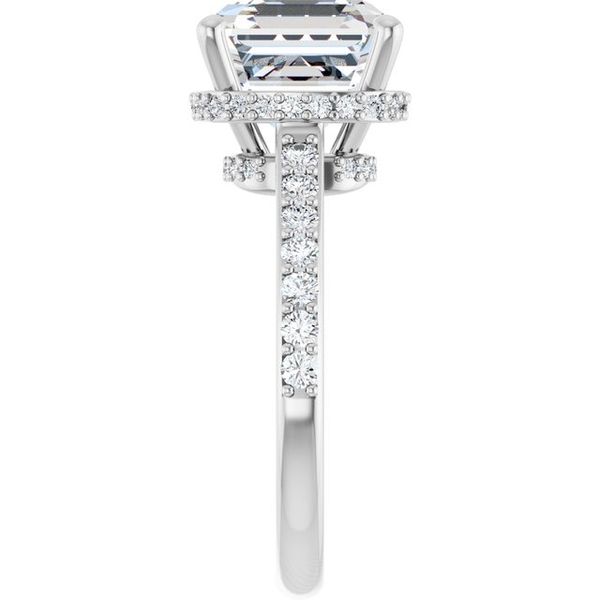 Hidden Halo-Style Engagement Ring Image 4 Greenfield Jewelers Pittsburgh, PA