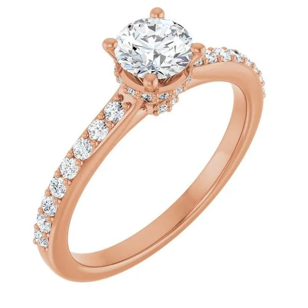 Hidden Halo-Style Engagement Ring Greenfield Jewelers Pittsburgh, PA