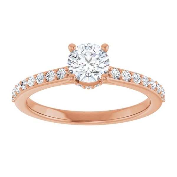 Hidden Halo-Style Engagement Ring Image 3 Greenfield Jewelers Pittsburgh, PA