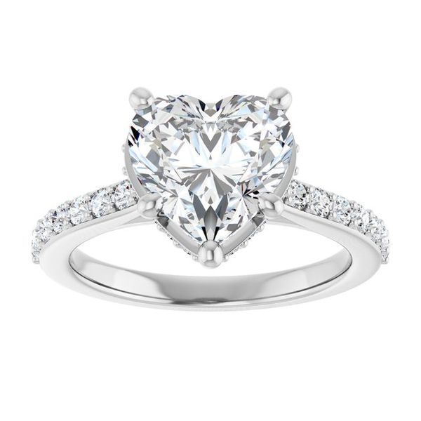 Hidden Halo-Style Engagement Ring Image 3 Greenfield Jewelers Pittsburgh, PA