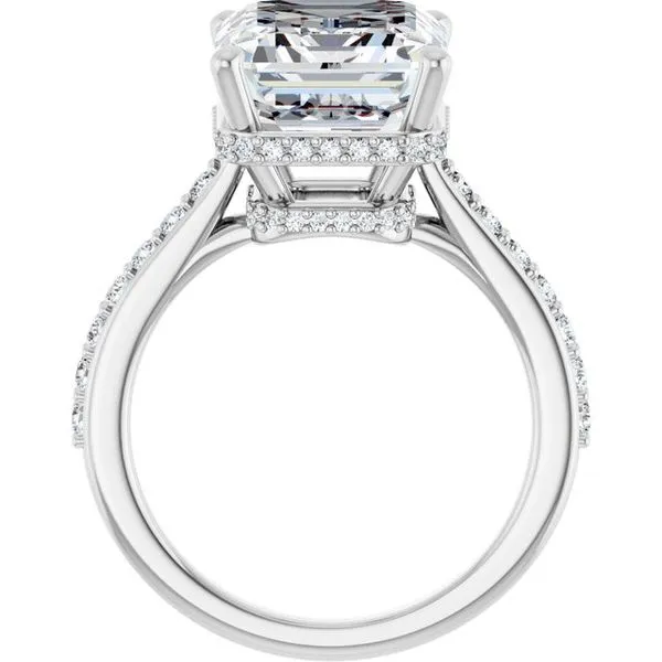 Hidden Halo-Style Engagement Ring Image 2 Greenfield Jewelers Pittsburgh, PA