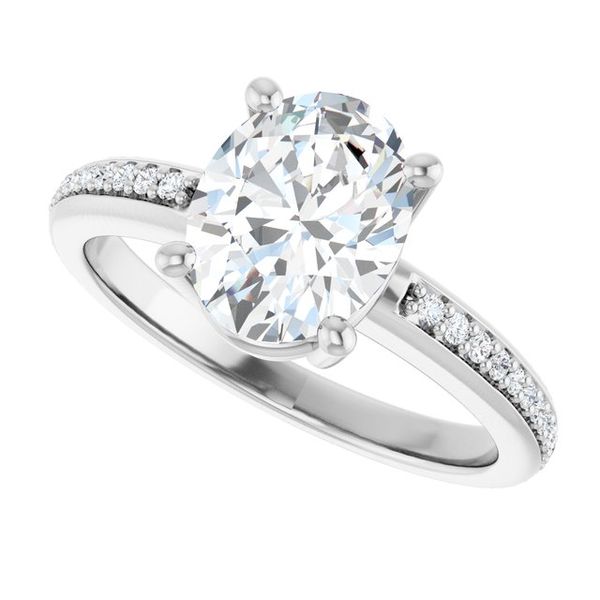 Solitaire Engagement Ring Image 5 The Diamond Ring Co San Jose, CA