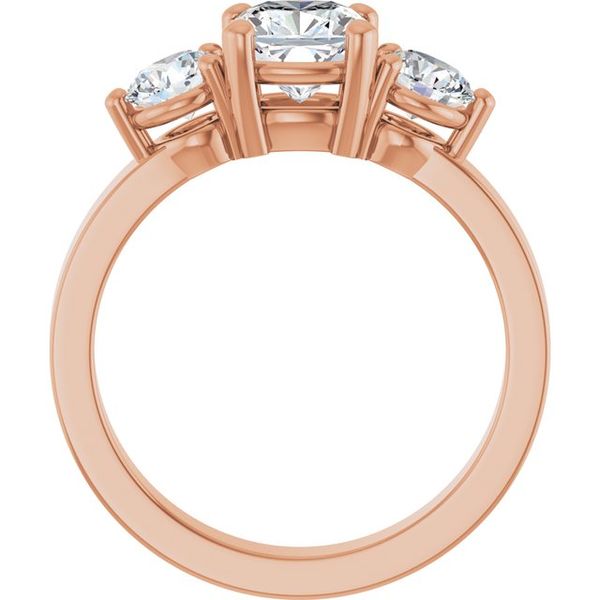 Three-Stone Engagement Ring Image 2 Natale Jewelers Sewell, NJ