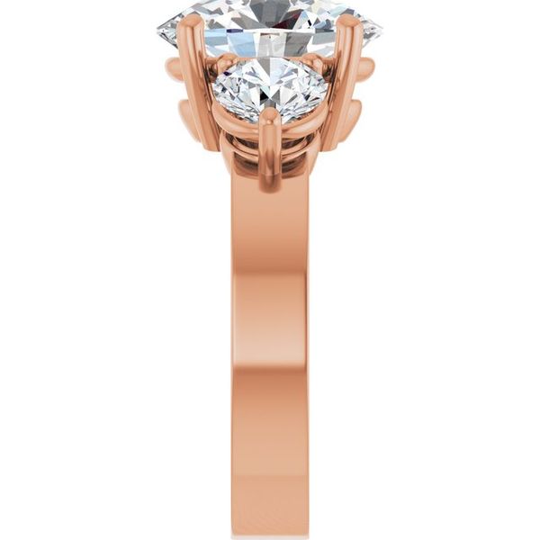 Three-Stone Engagement Ring Image 4 Jewel Smiths Oklahoma City, OK