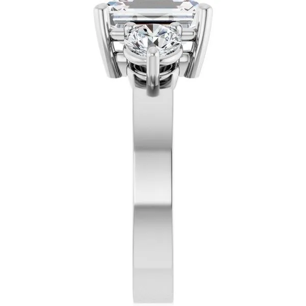 Three-Stone Engagement Ring Image 4 Jewel Smiths Oklahoma City, OK