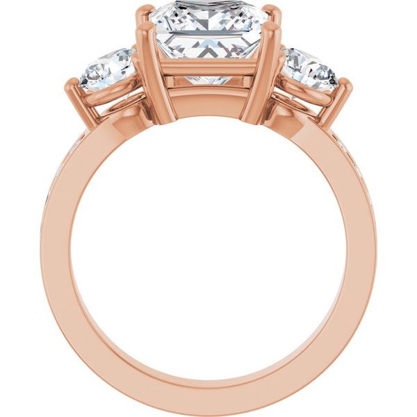 Three-Stone Engagement Ring Image 2 Natale Jewelers Sewell, NJ