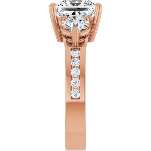 Three-Stone Engagement Ring Image 4 Natale Jewelers Sewell, NJ