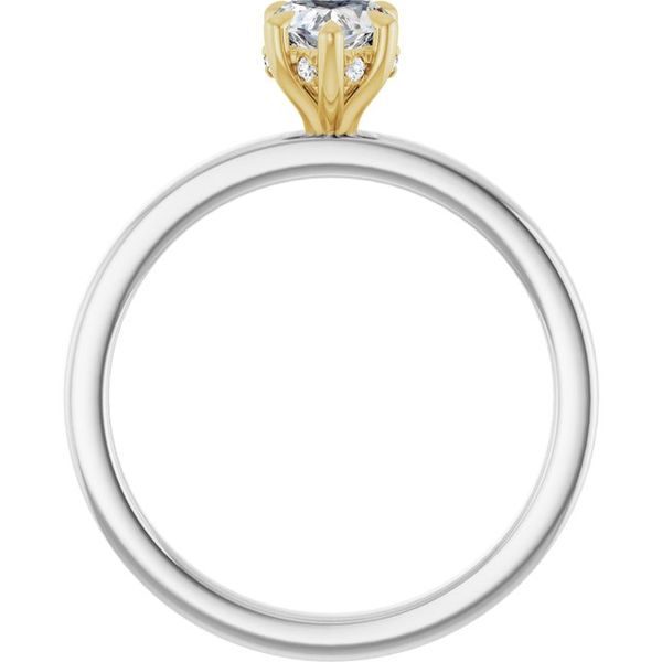 Claw-Prong Hidden Halo-Style Engagement Ring Image 2 Greenfield Jewelers Pittsburgh, PA
