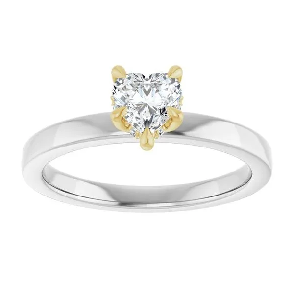 Claw-Prong Hidden Halo-Style Engagement Ring Image 3 Greenfield Jewelers Pittsburgh, PA