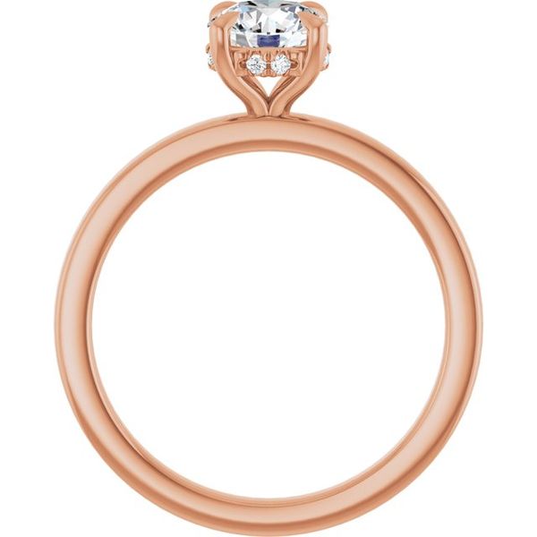 Claw-Prong Hidden Halo-Style Engagement Ring Image 2 Greenfield Jewelers Pittsburgh, PA
