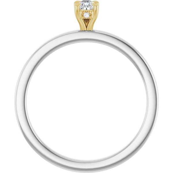 Claw-Prong Hidden Halo-Style Engagement Ring Image 2 Greenfield Jewelers Pittsburgh, PA