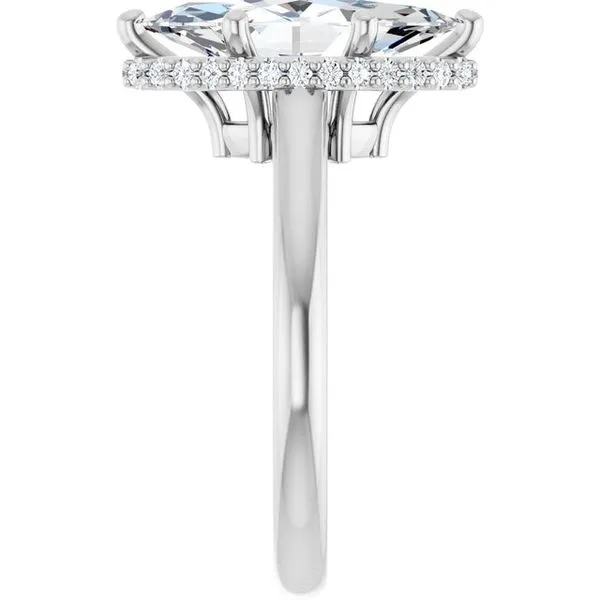 Hidden Halo-Style Engagement Ring Image 4 JF Jones Jewelers Webster, NY