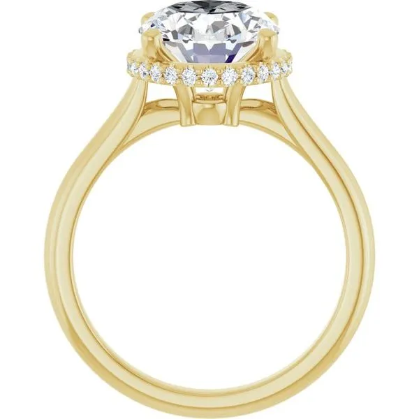 Hidden Halo-Style Engagement Ring Image 2 JF Jones Jewelers Webster, NY