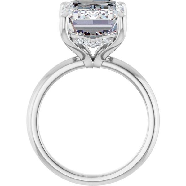 Hidden Halo-Style Engagement Ring Image 2 The Jewelry Source El Segundo, CA