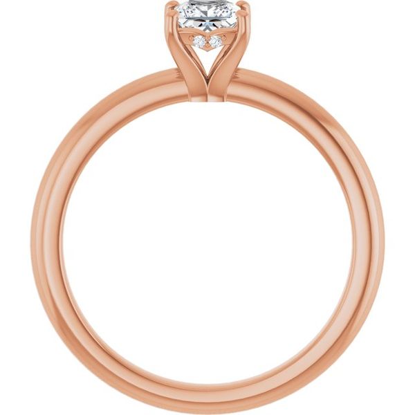 Hidden Halo-Style Engagement Ring Image 2 The Jewelry Source El Segundo, CA