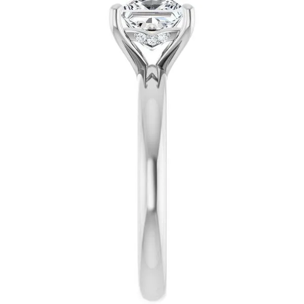 Hidden Halo-Style Engagement Ring Image 4 JF Jones Jewelers Webster, NY