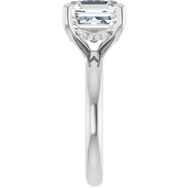 Hidden Halo-Style Engagement Ring Image 4 JF Jones Jewelers Webster, NY