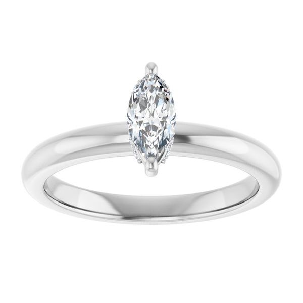 Hidden Halo-Style Engagement Ring Image 3 The Jewelry Source El Segundo, CA