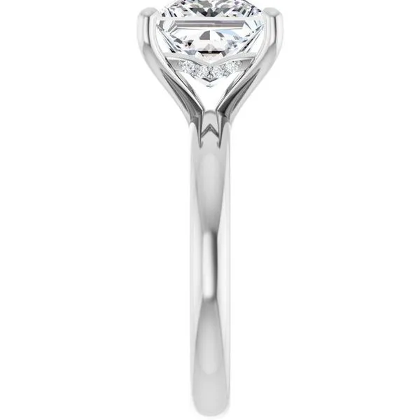 Hidden Halo-Style Engagement Ring Image 4 JF Jones Jewelers Webster, NY