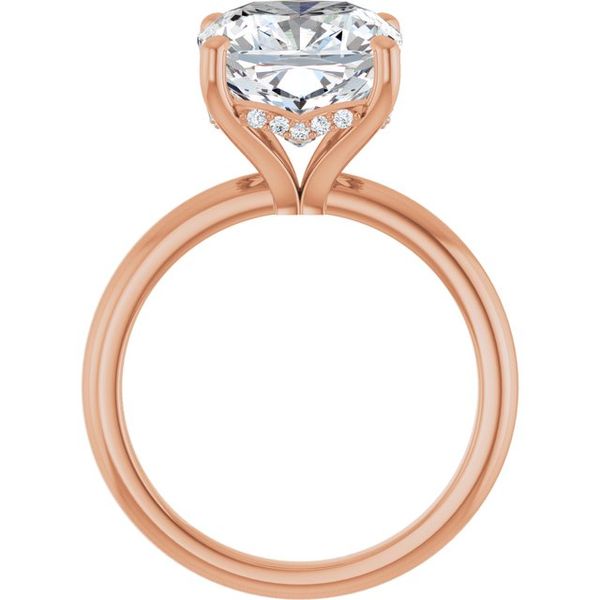 Hidden Halo-Style Engagement Ring Image 2 The Jewelry Source El Segundo, CA