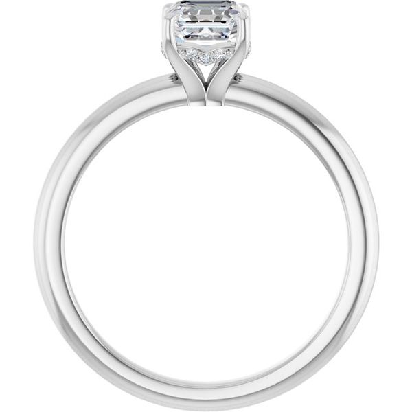 Hidden Halo-Style Engagement Ring Image 2 The Jewelry Source El Segundo, CA
