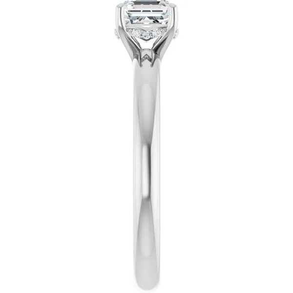 Hidden Halo-Style Engagement Ring Image 4 The Jewelry Source El Segundo, CA