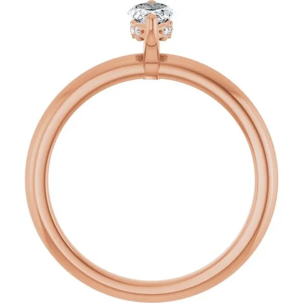 Hidden Halo-Style Engagement Ring Image 2 Berilian Jewelers Folsom, CA
