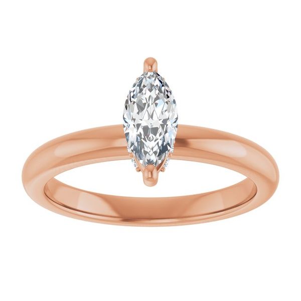 Hidden Halo-Style Engagement Ring Image 3 Berilian Jewelers Folsom, CA