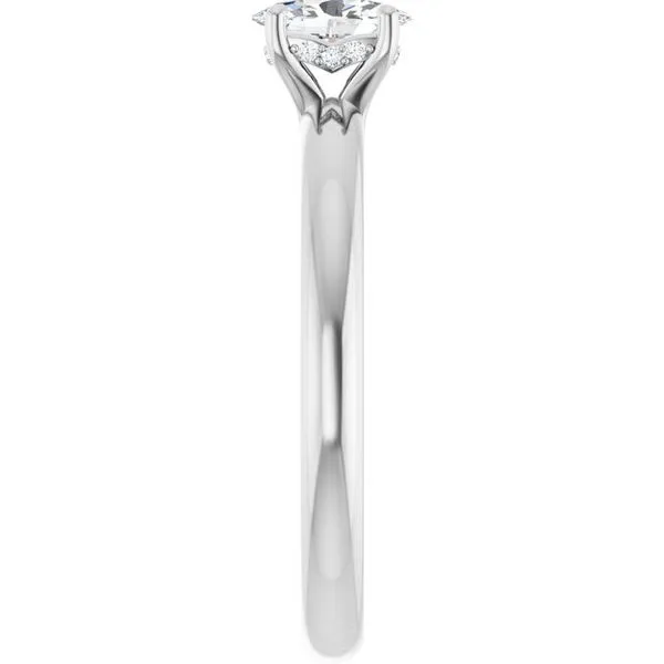 Hidden Halo-Style Engagement Ring Image 4 Berilian Jewelers Folsom, CA