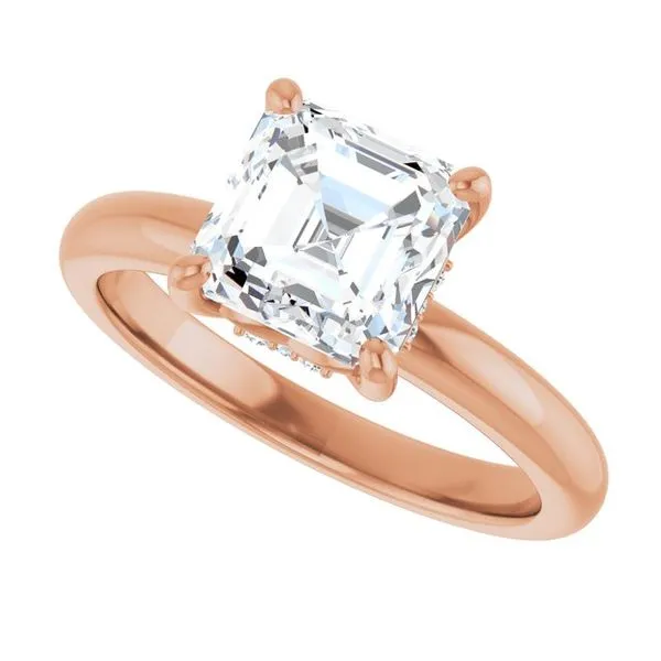 Hidden Halo-Style Engagement Ring Image 5 JF Jones Jewelers Webster, NY