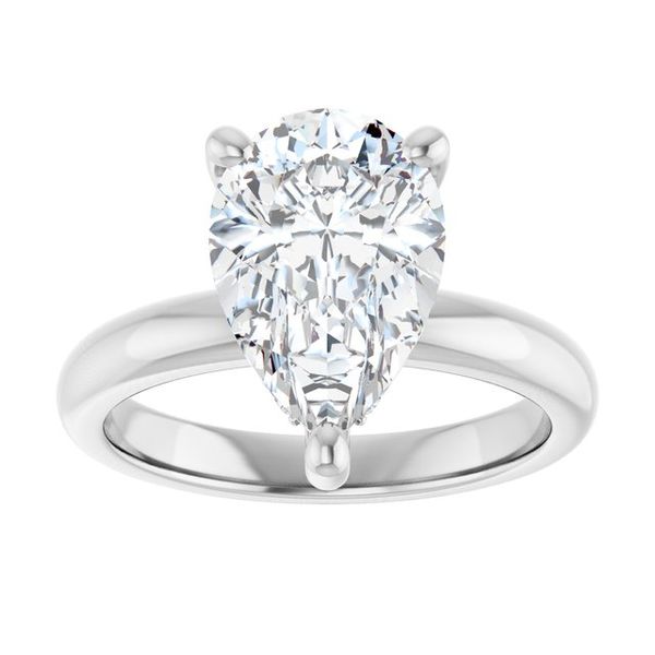 Hidden Halo-Style Engagement Ring Image 3 The Jewelry Source El Segundo, CA