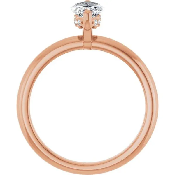 Hidden Halo-Style Engagement Ring Image 2 JF Jones Jewelers Webster, NY
