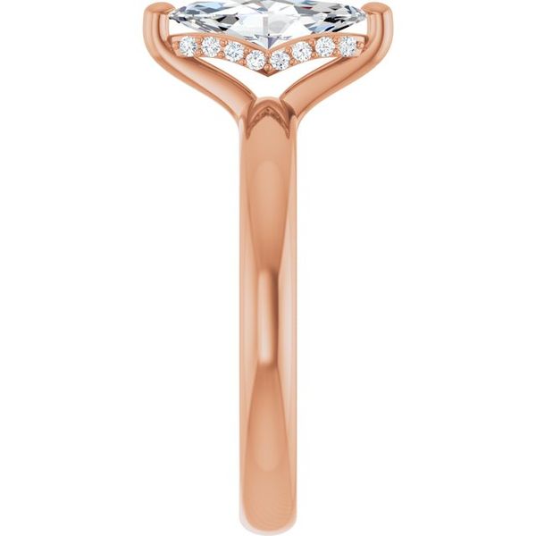 Hidden Halo-Style Engagement Ring Image 4 JF Jones Jewelers Webster, NY