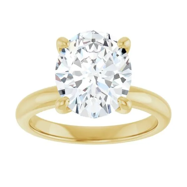 Hidden Halo-Style Engagement Ring Image 3 JF Jones Jewelers Webster, NY