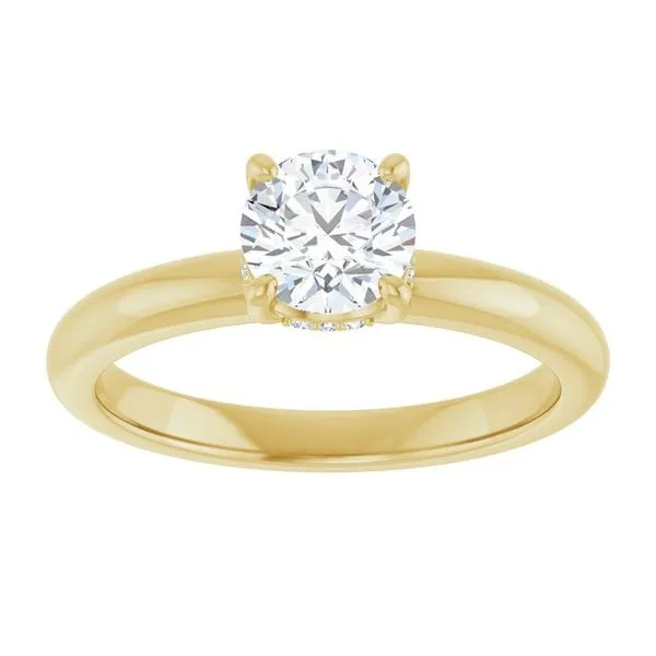Hidden Halo-Style Engagement Ring Image 3 Segner's Jewelers Fredericksburg, TX