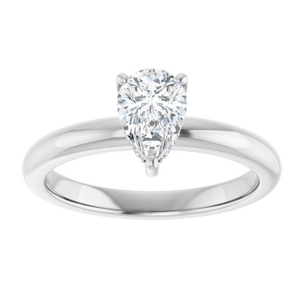 Hidden Halo-Style Engagement Ring Image 3 Berilian Jewelers Folsom, CA