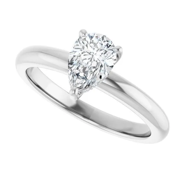 Hidden Halo-Style Engagement Ring Image 5 Berilian Jewelers Folsom, CA