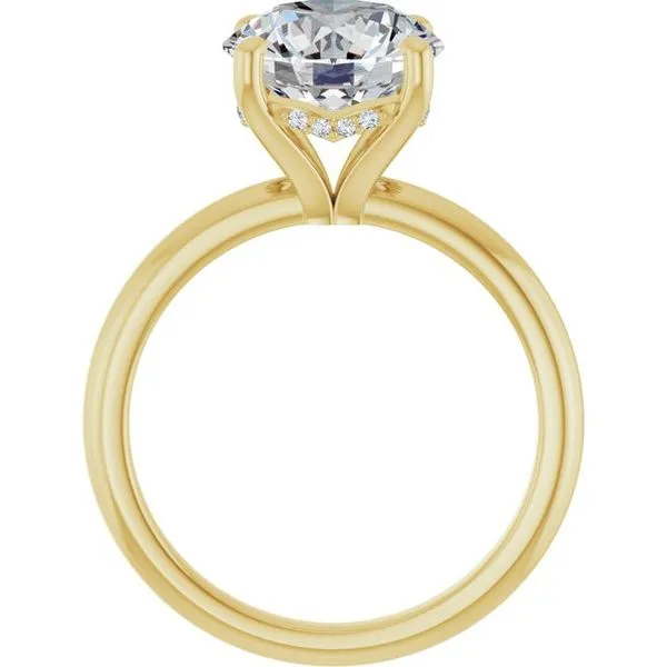 Hidden Halo-Style Engagement Ring Image 2 Collard Jewelers League City, TX