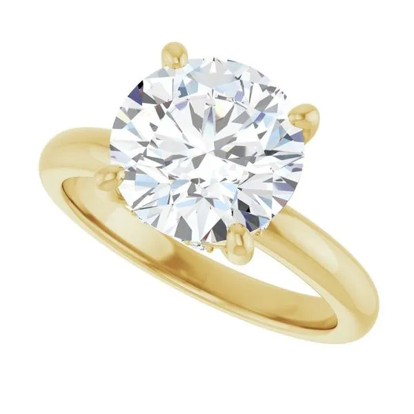 Hidden Halo-Style Engagement Ring Image 5 Collard Jewelers League City, TX