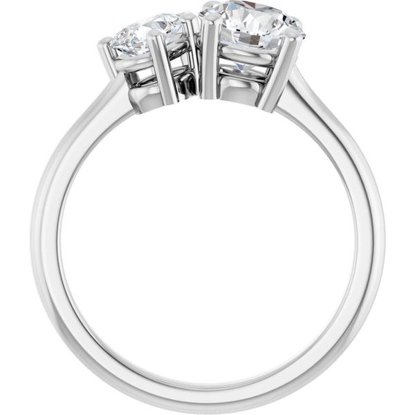 Two-Stone Engagement Ring Image 2 Jewel Smiths Oklahoma City, OK