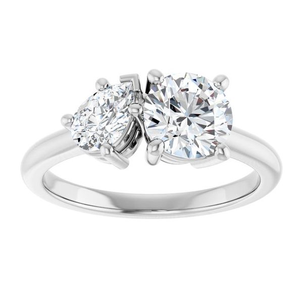 Two-Stone Engagement Ring Image 3 Jewel Smiths Oklahoma City, OK