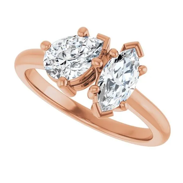 Two-Stone Engagement Ring Image 5 Jewel Smiths Oklahoma City, OK
