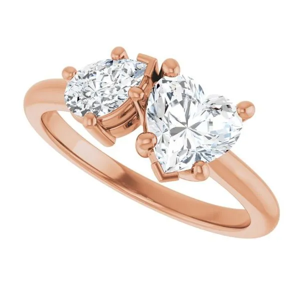 Two-Stone Engagement Ring Image 5 Austin's Fine Diamonds & Jewelry Lyndhurst, NJ