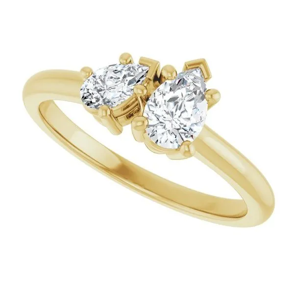 Two-Stone Engagement Ring Image 5 Jewel Smiths Oklahoma City, OK