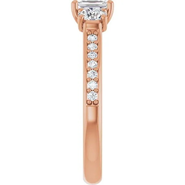 Three-Stone Engagement Ring Image 4 Natale Jewelers Sewell, NJ