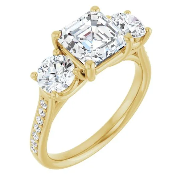 Three-Stone Engagement Ring Natale Jewelers Sewell, NJ