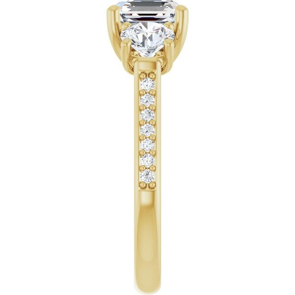 Three-Stone Engagement Ring Image 4 Natale Jewelers Sewell, NJ